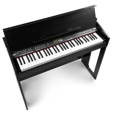 Image of MAX RhapsodyDP61 Digital Piano with Stand 61 Touch Sensitive Keys Music Keyboard, 300 Rhythms &amp; Timbres Built In Stereo Speakers, Sustain Pedal Electronic Keyboard for Beginner