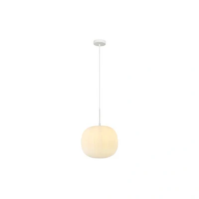 Image of Sykies Globe Ceiling Pendant Lamp 1x E27 Max 40W Frost White Glass,