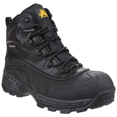 Image of Amblers Mens FS430 Orca S3 Waterproof Safety Boots (12 UK) (Black)