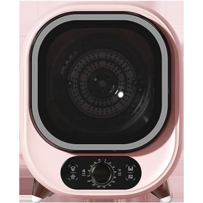 Image of Small Tumble Dryer, Portable Condenser 5kg Vented Perfect for Counter Top or Wall Mounted Use, Compact, Mini Spin 0.8kg Load Capacity (Pink)