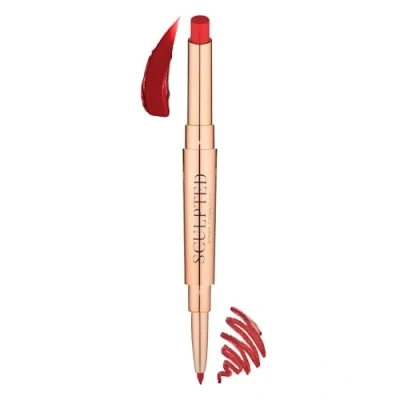 Image of Lip Duo 2 in 1 Lipstick &amp; Liner from Sculpted by Aimee (Double Trouble) Travel Friendly, Double Ended to Sculpt, Shape Colour Lips