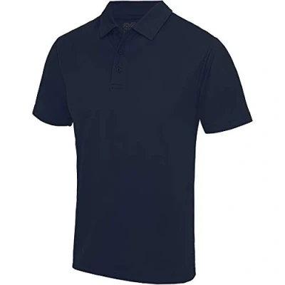 Image of Just Cool Mens Plain Sports Polo Shirt (3XL) (French Navy)