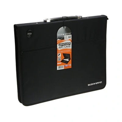 Image of Daler Rowney Graduate A3 Art Case, Artist Luggage, Space for 20 Sleeves, Weatherproof, Ideal Students