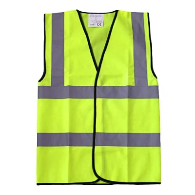 Image of Yellow Hi Vis Viz Safety Vests Waistcoats, Conforms to EN20471, Bulk Discounts, Brook Vis.