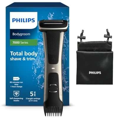 Image of Philips Bodygroom Series 7000 Showerproof Body Groomer (Model BG7025/15)