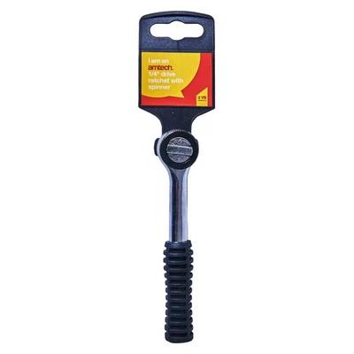 Image of Amtech 6mm (1/4&quot;) Ratchet and Spinner