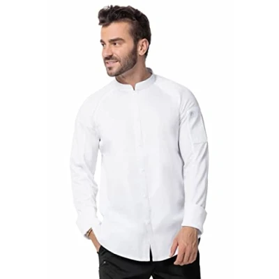 Image of Chef Works Men&#039;s Tulum Coat, White, 3XL