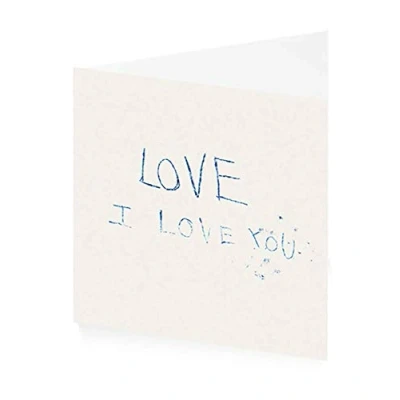Image of Royal Academy Tracey Emin Love I You Art Greeting Card (15 x 15 cm)