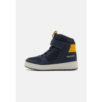 Image of Viking JACK WARM GTX 1V Unisex Classic ankle boots for kids, Size: 11.5K, Navy Textile/synthetics