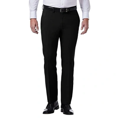 Image of Kenneth Cole REACTION Men&#039;s Stretch Weave Slim Fit Dress Pant, Black, 38W x 30L
