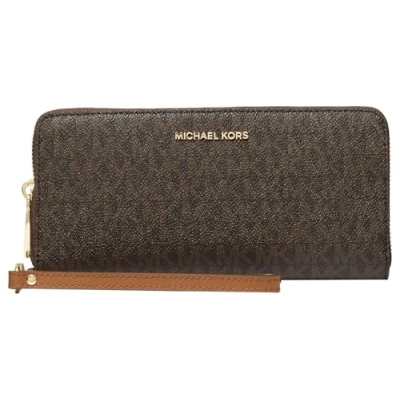 Image of Michael Kors Jet Set Travel Continental Brown One Size