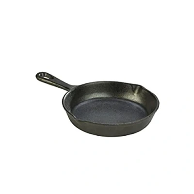 Image of Genware Mini Cast Iron Frypan 15cm Miniature Skillet Pan Oven to Tableware