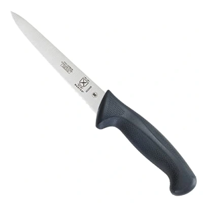 Image of Mercer Culinary M23406 Millennia Utility with Wavy Edge, 6 Inch , Black