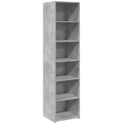 Image of vidaXL Highboard Concrete Grey 45x41x185 cm Engineered Wood
