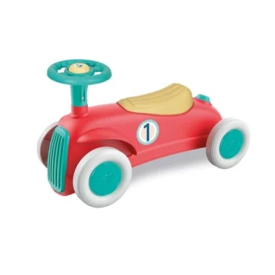 Image of Clementoni My First Ride On Car: Get In and Play, 100% Recycled Material, Sturdy Safe Design, Encourages Motor Skills Balance Development (12+ Months)