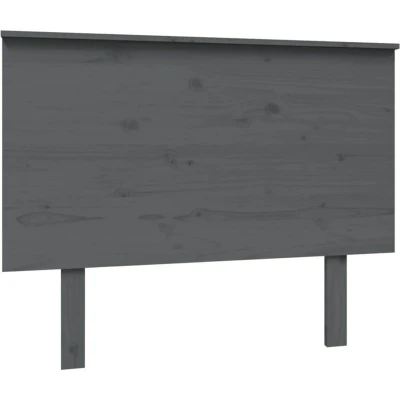 Image of vidaXL Bed Headboard Grey 104x6x82.5 cm Solid Wood Pine