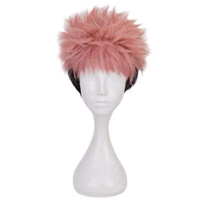 Image of HIROAKIYA Yuji Itadori Wig, Cosplay Wig with Cap, Length approx.28cm