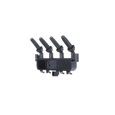 Image of 597090, 597097 Ignition Coil VALEO 245103 4 pin Connector black Strips, Type SAE PEUGEOT: 207 Hatchback, 206 Hatchback