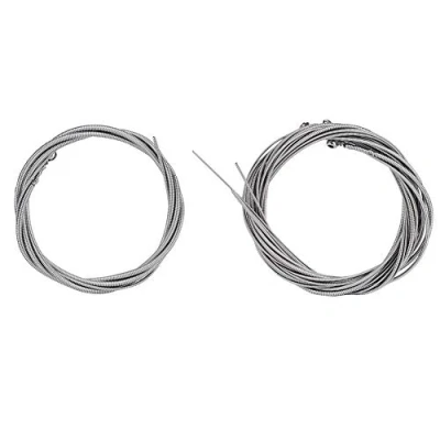 Image of Alomejor Electric Bass Strings 5 Pcs Stainless Steel for Guitar Replacement Parts Accessories