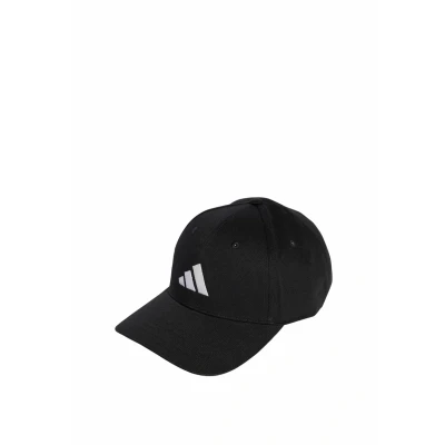 Image of adidas Unisex Baseball Cap Cotton New Logo, Black/White, XXS