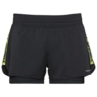 Image of HEAD Women&#039;s Advantage Shorts, Black, X Large