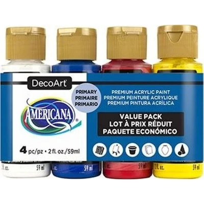 Image of DECO ART Americana ACRYL 4/PK Primary, One Size