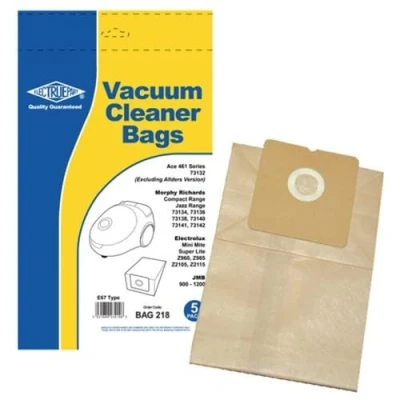 Image of Vacuum Bags to fit Goblin Ace 461 Series E67 Type 5 Pack