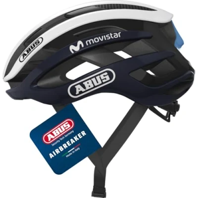 Image of ABUS AirBreaker Racing Bike Helmet High End for Professional Cycling Unisex, Men and Women Red, Size L