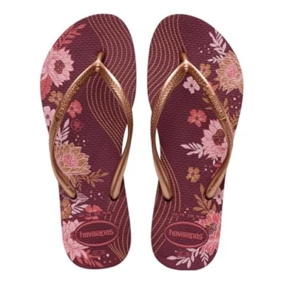 Image of Havaianas Women Slim Organic, Purple Soil, 3/4