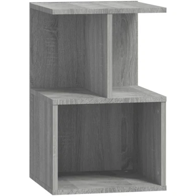 Image of vidaXL Bedside Cabinet Grey Sonoma 35x35x55 cm Engineered Wood