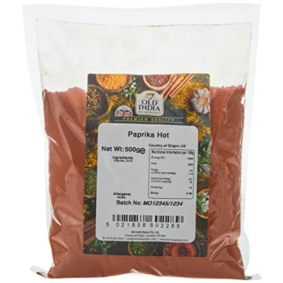 Image of Old India Paprika Hot 500g