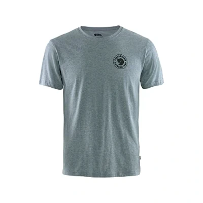 Image of Fjallraven Men&#039;s 1960 Logo T shirt M Shirt, Uncle Blue melange, S UK