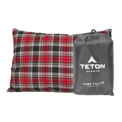 Image of TETON Sports Camp Pillow; Great for Travel, Camping and Backpacking; Washable, Grey, 12 x 18 inches ; 9.6 ounces