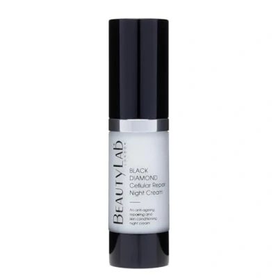 Image of BeautyLab Black Diamond Mini Cellular Repair Night Cream Luxurious Anti Aging Face Moisturiser for Women Supports Collagen, Reduces Wrinkles, &amp; Evens Skin Tone Deep Nourishing 15ml