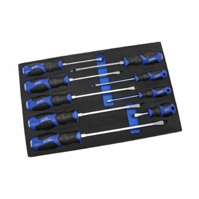 Image of US PRO INDUSTRIAL 9pc Premium Screwdriver Set Slotted Screwdrivers 4545