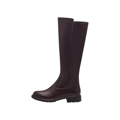 Image of Jana Women&#039;s Long Boot Flat 8 25563 43 Fashion, Cognac, 5 UK