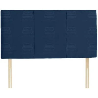 Image of Gallop Sleep Alton Plush Velvet Headboard for Divan Bed Bedroom Furniture (Small Double 4 FEET, Height 20 INCHES, Blue)