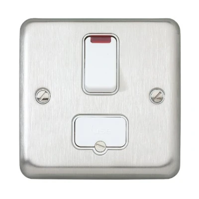 Image of MK Albany Plus K961BSS 13A Switched Connection Unit with Neon
