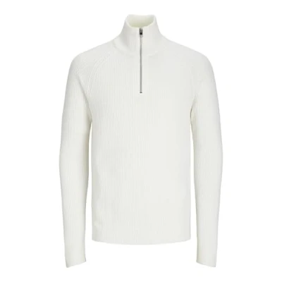 Image of Jack &amp; Jones Jjpannel Jumper, Men&#039;s, Size: Small, Cloud dancer