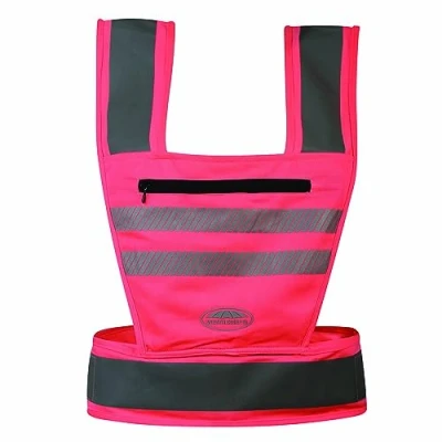 Image of WeatherBeeta Reflective Harness, Hi Vis Pink, Adults XL