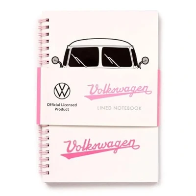 Image of Puckator MEMO103 Volkswagen VW T1 Camper Bus Summer Love Spiral Bound A5 Lined Notebook