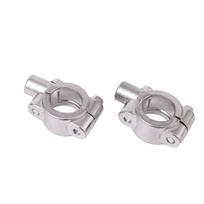 Image of 2 x Universal 8 mm Motorcycle 22 Handlebar Mount Mounting Clamps
