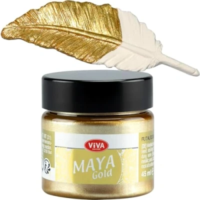 Image of Viva Decor Maya Gold Paint 45 ml,