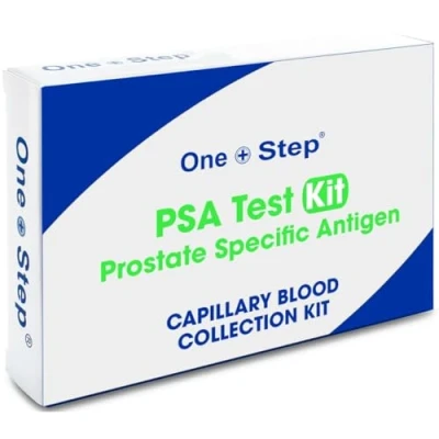 Image of One Step: PSA (Prostate Specific Antigen) Blood Test Kit for Prostate Health at Home with Professional Lab Results Men’s Check Easy, Private, and Accurate