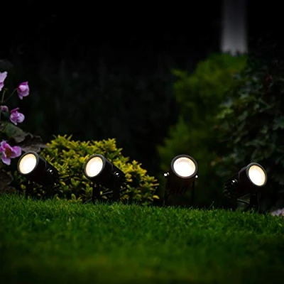 Image of SolarCentre® Atlas Solar Powered Outdoor Spotlights (Set of 4)