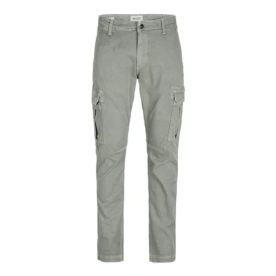 Image of JACK &amp; JONES Men&#039;s Jpstmarco Jjsouth Cargo Noos Trousers, Agave Green, 32 W/32 L