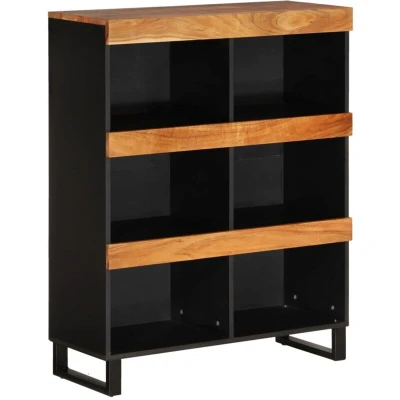 Image of vidaXL Side Cabinet 85x33x107 cm Solid Wood Acacia
