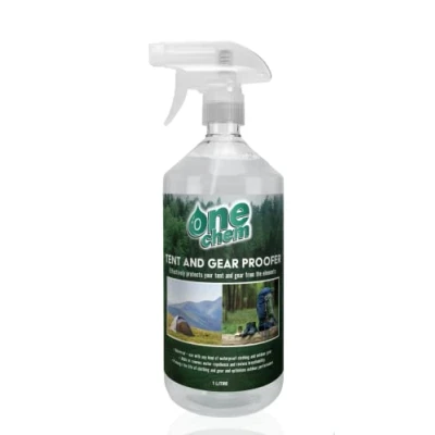 Image of One Chem Tent and Gear Waterproof 1 Litre Spray Effectively Protects Tents From The Elements Ideal for Camping Hiking