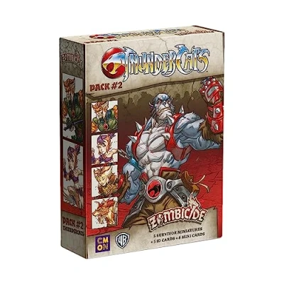 Image of Galápagos CMON Edge Entertainment GUFPR07 Zombicide: Thundercats Pack 2 Miniature Set, Multi Language, Includes Spanish