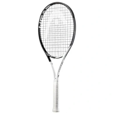 Image of Head Speed MP 2022 Tennis Racquet, 4 1/4 Inch Grip Size, White/Black